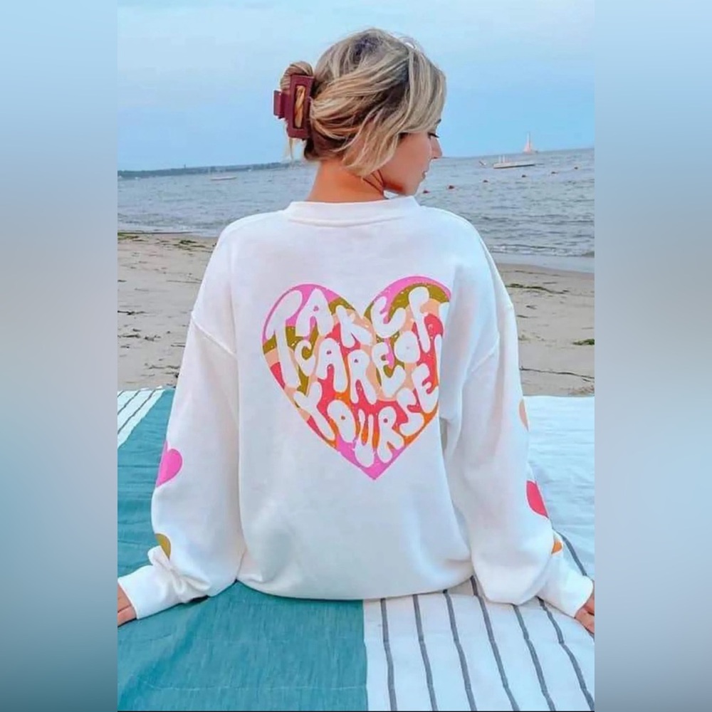 Take Care Of Yourself Graphic Sweatshirt